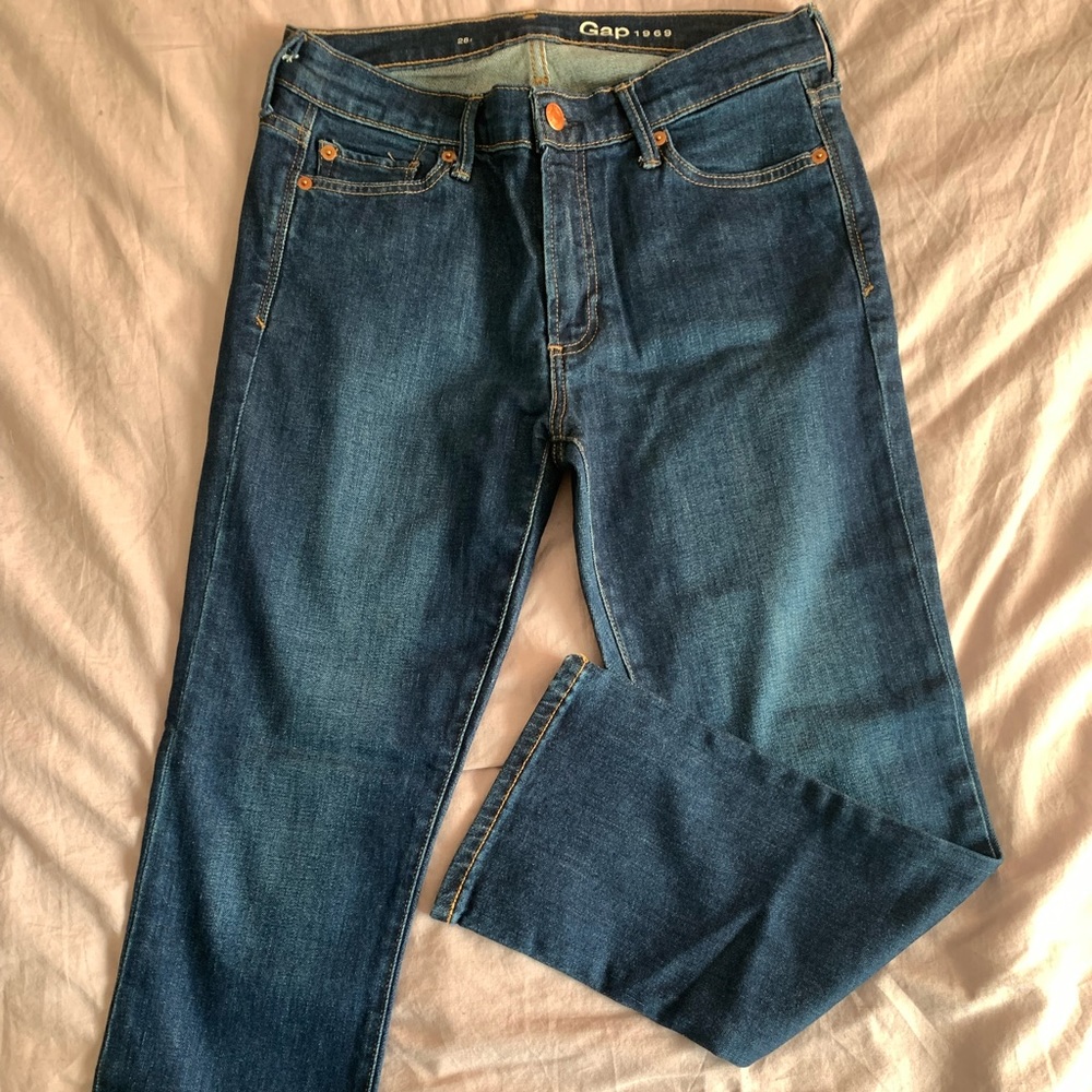 Gap 1969 Slim Bootcut Jeans.
